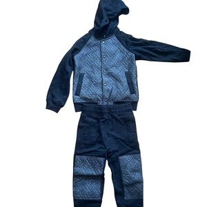 Burberry Kids Matching Set in Navy Blue